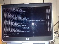 The current server's screen